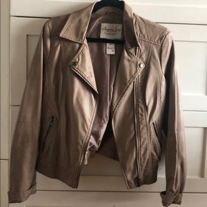 Faux leather jacket
